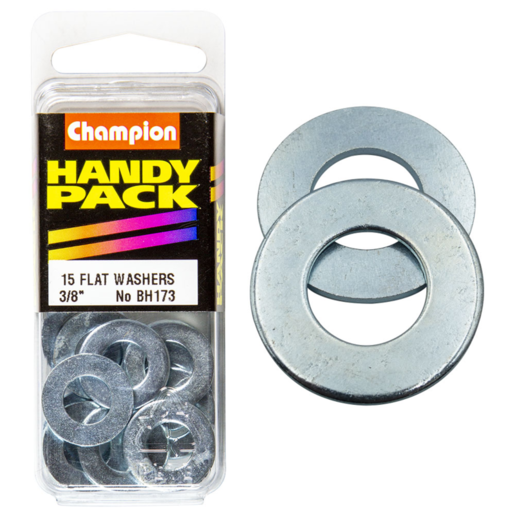 Champion Handy Pack Flat Steel Washer 3/8" CWS - BH173