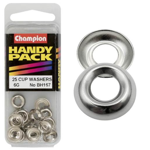 Champion Handy Pack Cup Washer 6G Screw Size Ccw - BH167