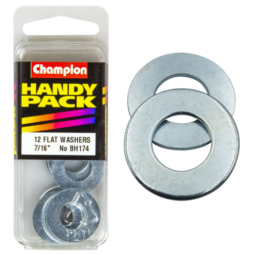 Champion Handy Pack Flat Steel Washer 7/16" CWS - BH174