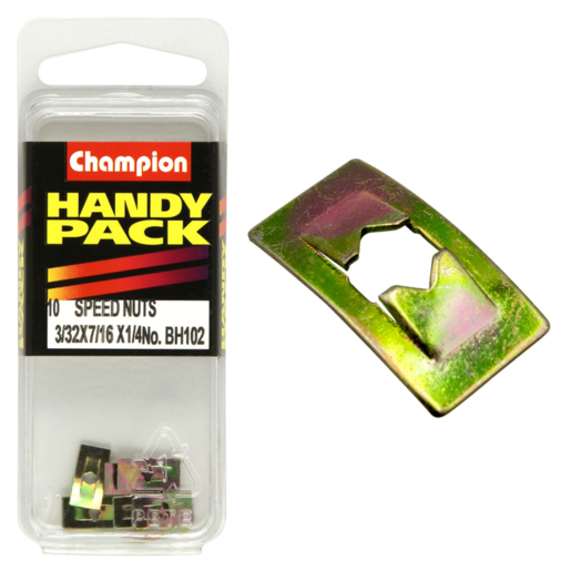 Champion Handy Pack Speed Nuts 3/32 x 7/16 x 1/4" - BH102