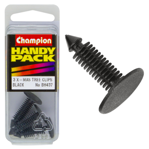 Champion Handy Pack Xmas Tree Clip Black Trim Clip - BH437