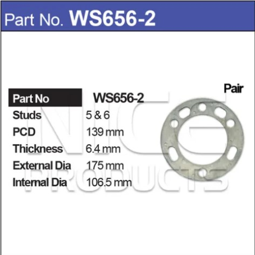 Nice Products Wheel Spacer - WS656-2