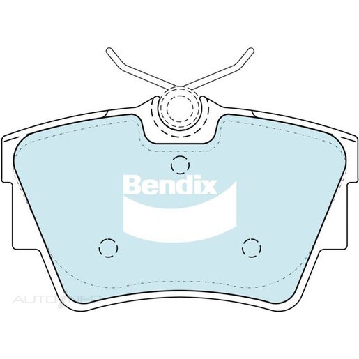 Bendix Rear Brake Pads - DB1389-HD