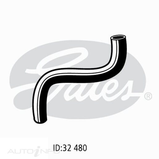 Gates Upper Radiator Hose - 05-0208