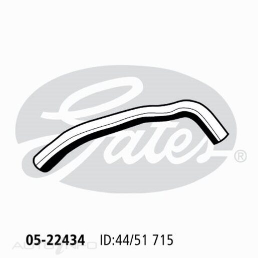 Gates Lower Radiator Hose - 22434