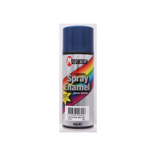 Motortech Spray Enamel Paint Ocean Blue 250g - MT033