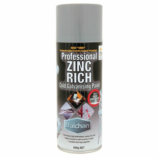Balchan Zinc Rich Cold Galvanising Paint 400G - BA1214