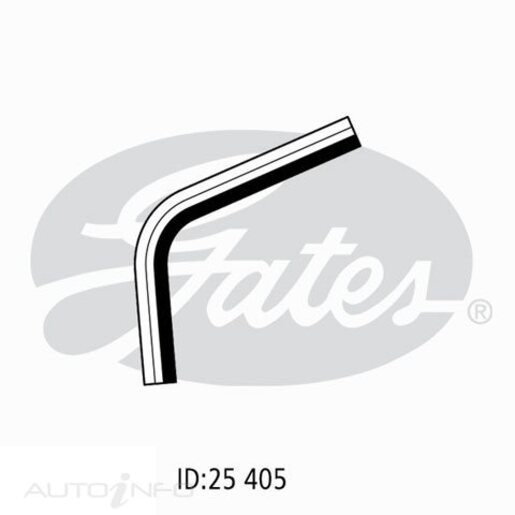 Gates Lower Radiator Hose - 05-0764