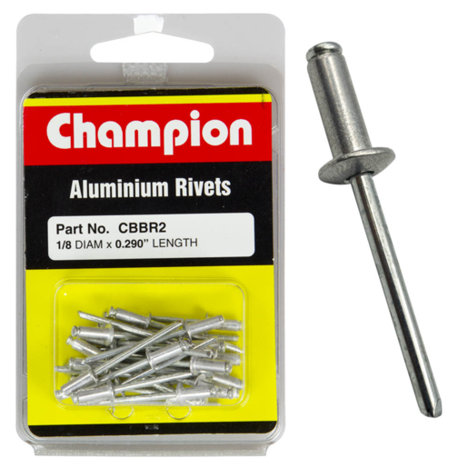 Champion 1/8 x 0.290 Rivet Pack - CBBR2