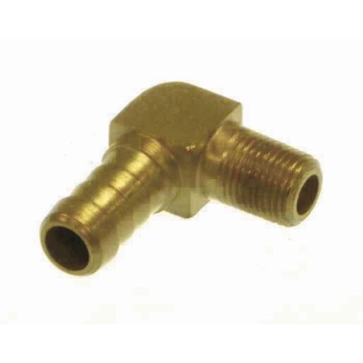 BRASS MALE ELBOW TAIL 38 HOSE X 12 BSP