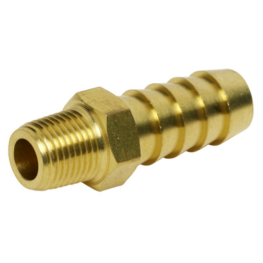 TFI Racing 3/8 X 1/8" BSP Brass Fitting Male Tail - BMT3818