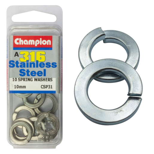 Champion Washer Spring Stainless Steel 10mm 316/A4 - CSP31