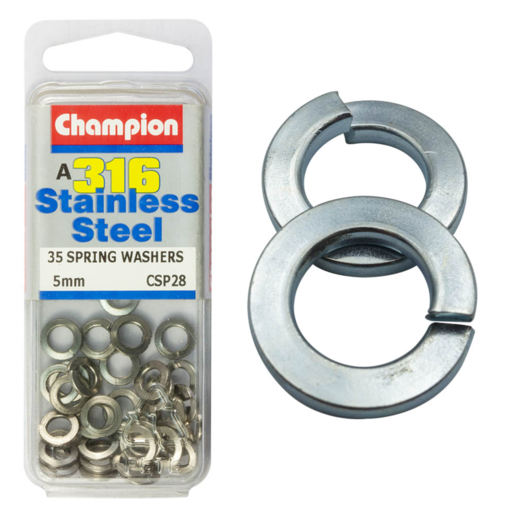 Champion Washer Spring Stainless Steel 5mm 316/A4 - CSP28