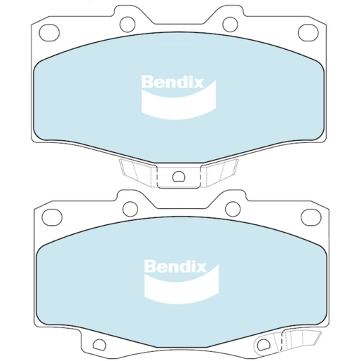 Bendix Front Brake Pads - DB409-4WD