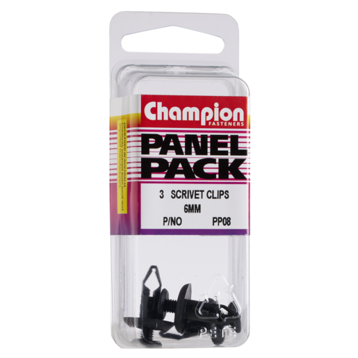 Champion Scrivet Clips 6mm - PP08