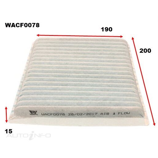 Wesfil Cabin Air Filter - WACF0078