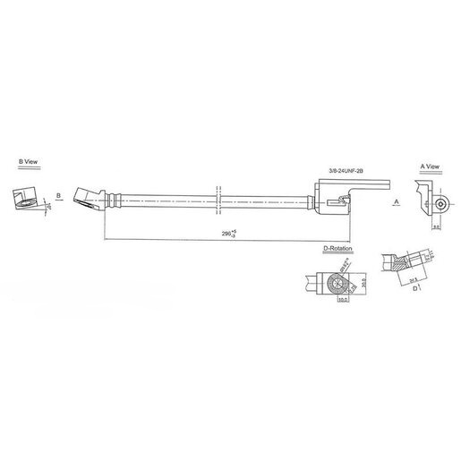 Protex Hydraulic Hose Front - H1048