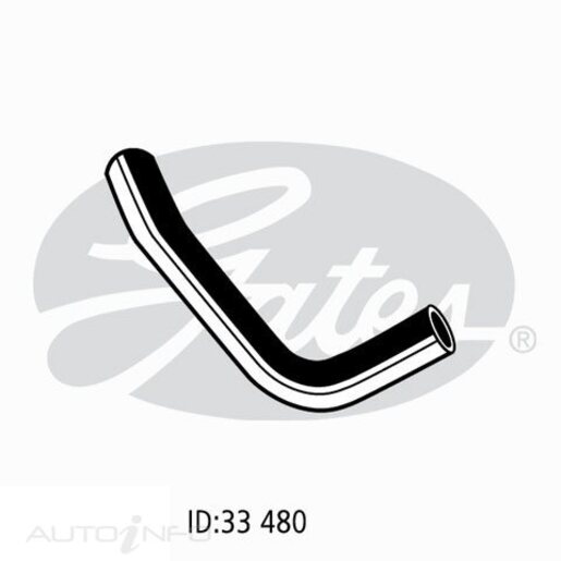 Gates Lower Radiator Hose - 05-0608