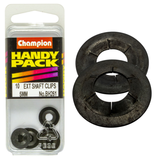 Champion Handy Pack External Shaft Lock Rings 5mm - BH261