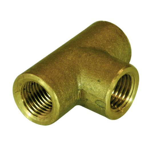 TFI Racing 1/8" Brass Fitting Female Tee -P3501