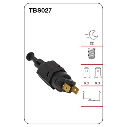 Tridon Break Light Switch - TBS027