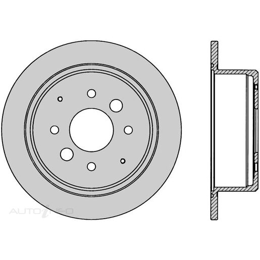 Protex Ultra Select Disc Rotor - Rear - SDR207