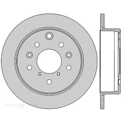 Protex Ultra Select Disc Rotor - Rear - SDR639