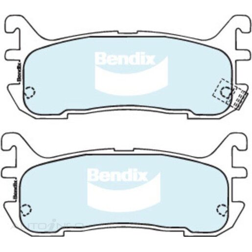 Bendix Front Brake Pads - DB1249-ULT