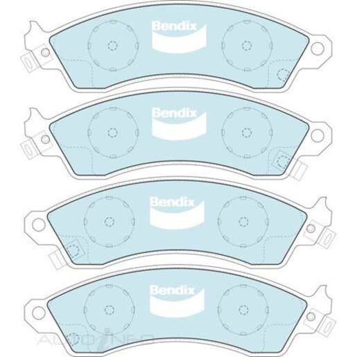 Bendix Front Brake Pads - DB1353-ULT