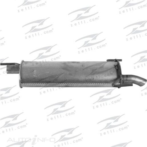 Redback Rear Muffler Std Replacement - M5031