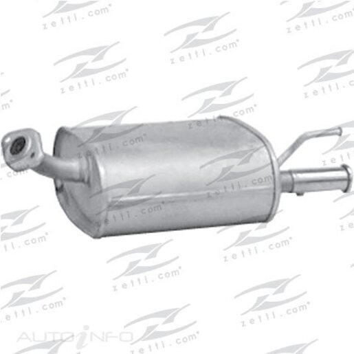 Redback Rear Muffler Std Replacement - M5811