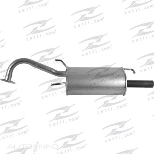 Redback Rear Muffler - M6287