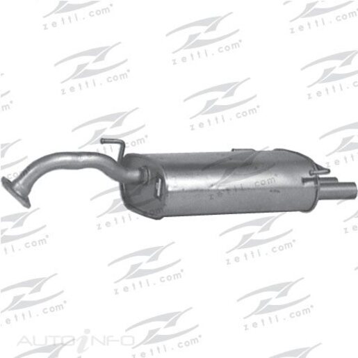 Redback Rear Muffler - M7529