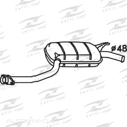 Redback Exhaust System - M8083