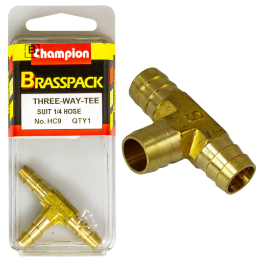 Champion 1/4" Brass T Joiner - HC9