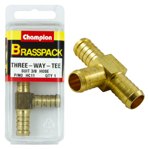 Champion 3/8 Brass T Fitting - HC11