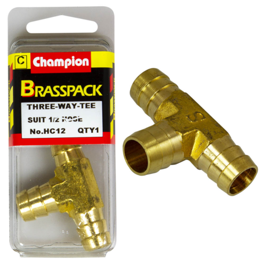 Champion 1/2 Brass T Fitting - HC12