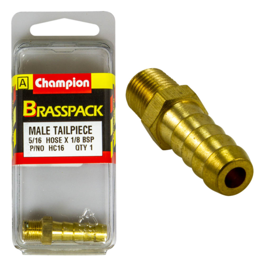 Champion 5/16 " x 1/8" Male Hose Barb - HC16