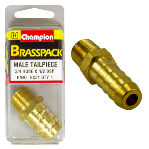 Champion 3/4" x 1/2" Male Hose Barb - HC31