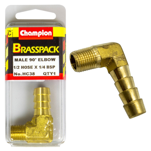 Champion 1/2 x 1/4" 90 Deg Male Elbow - HC38