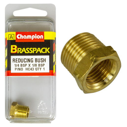 Champion 1/4 - 1/8 Hex Reducing Bush - HC43