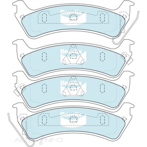 Bendix Brake Pad - 7502A-4WD