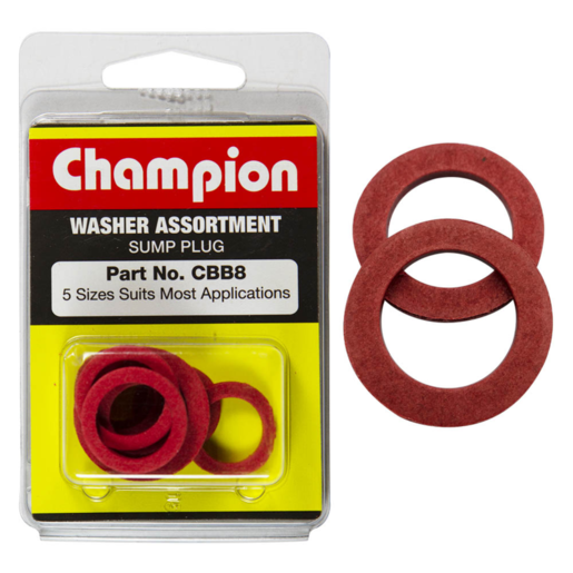 Champion Blister Fibre Washer Assort - CBB8