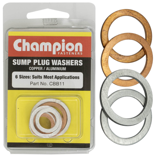 Champion Blister Sump Plug Assortment - CBB11