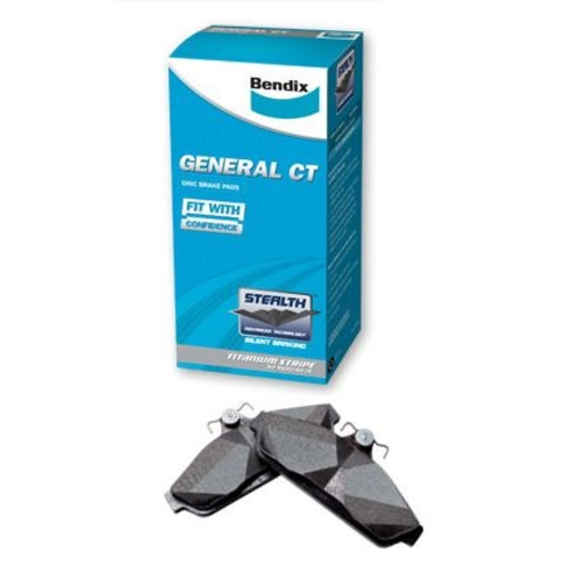 Bendix Ceramic Front Brake Pads - DB1075-GCT