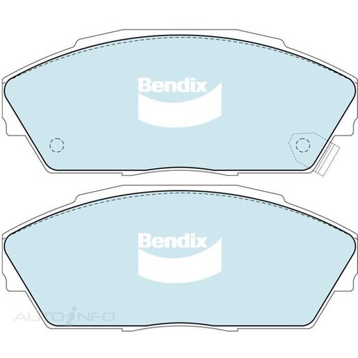 Bendix Front Brake Pads - DB1133-GCT