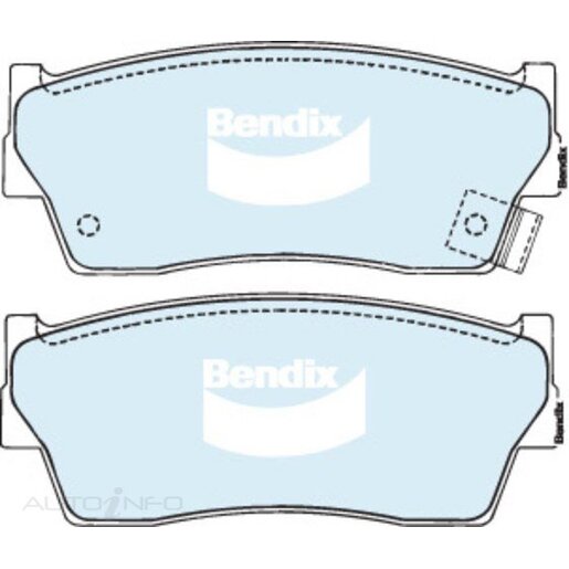 Bendix Front Brake Pads - DB1134-HD