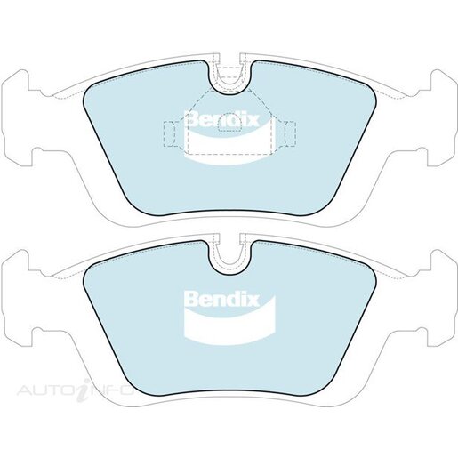 Bendix Front Brake Pads - DB1224-HD