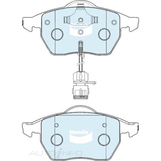 Bendix Front Brake Pads - DB1404-HD