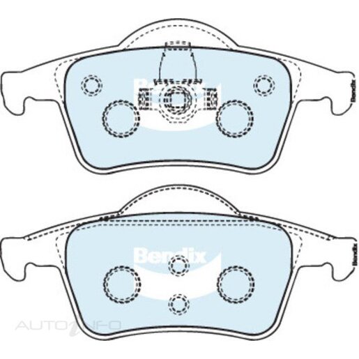 Bendix Rear Brake Pads - DB1456-HD